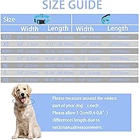 Vista 4 de collar reflectante para perros con hebilla de bloqueo de seguridad, collares de nailon suaves y transpirables ajustables para perros pequeños