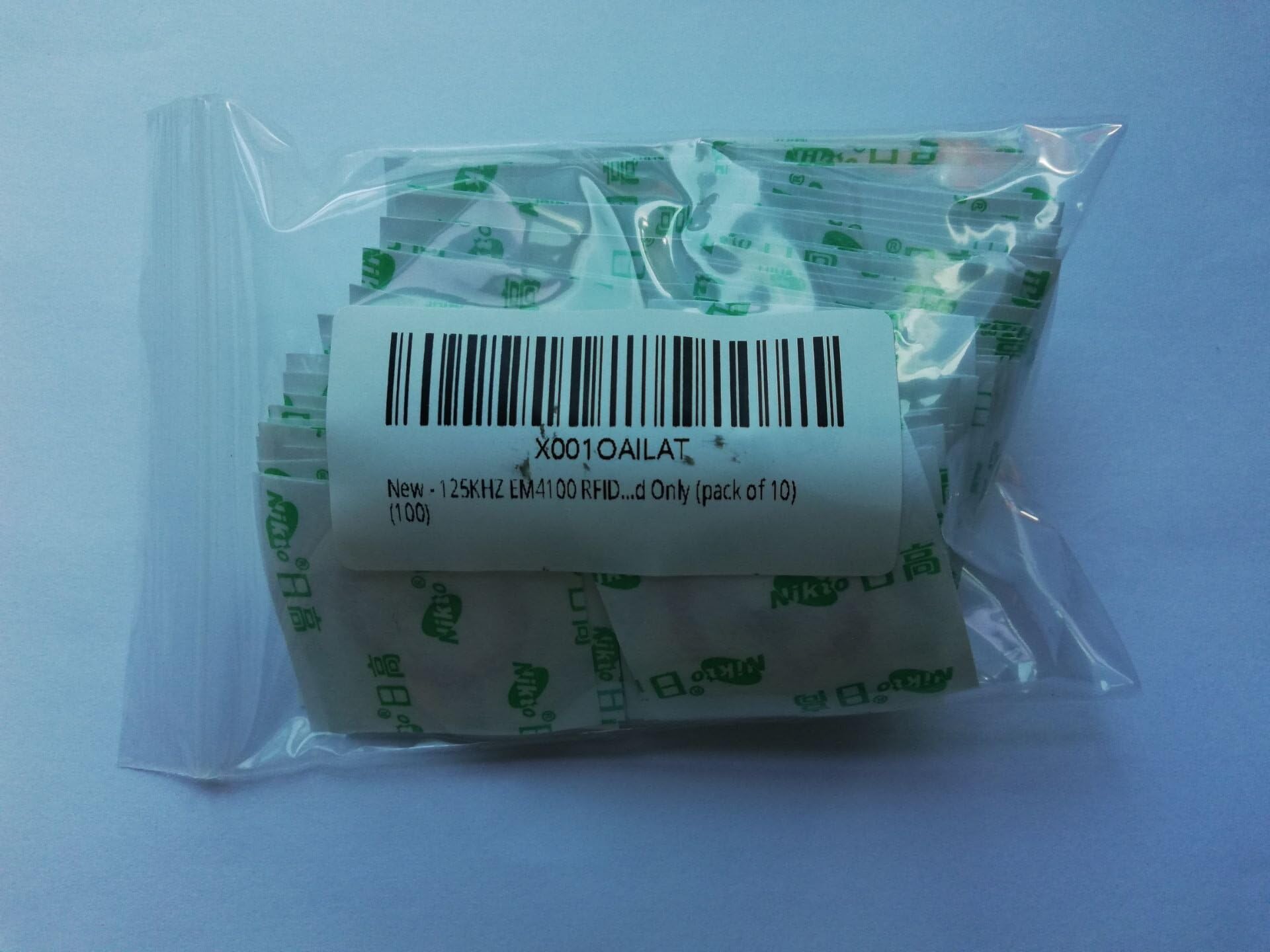 125KHZ EM4100 RFID-Aufkleber aus weichem Papier, Durchmesser 30 mm, nur lesbar, 100 Stück