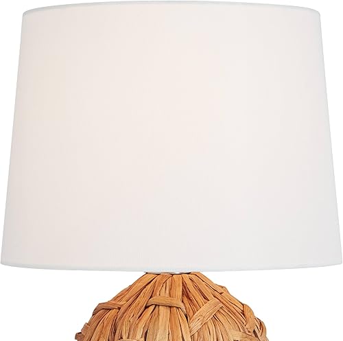 Miniatura 3 de 360 Lighting Nantucket - Juego de 2 lámparas de mesa rústicas de 26 pulgadas de alto, estilo casa de campo, estilo rústico natural, sala de estar,