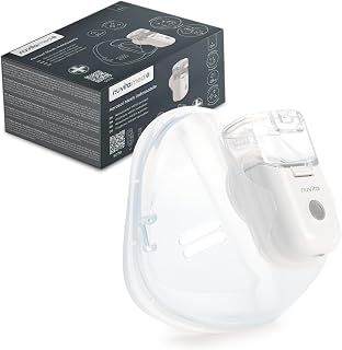 Nuvita 5078 MESH Inhalationsgerät - Freihändig, leicht, leise, selbstreinigend mit wiederaufladbarer Batterie