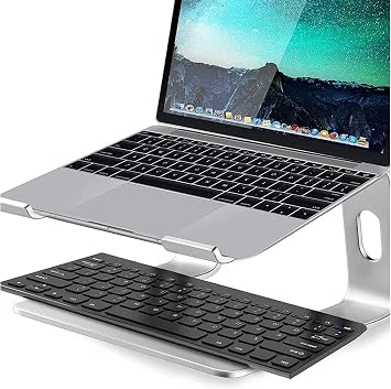 Hobimtek M5 Alüminyum Ergonomik Katlanır Macbook Bilgisayar Standı Bilgisayar Yükseltici 10 –17 inç