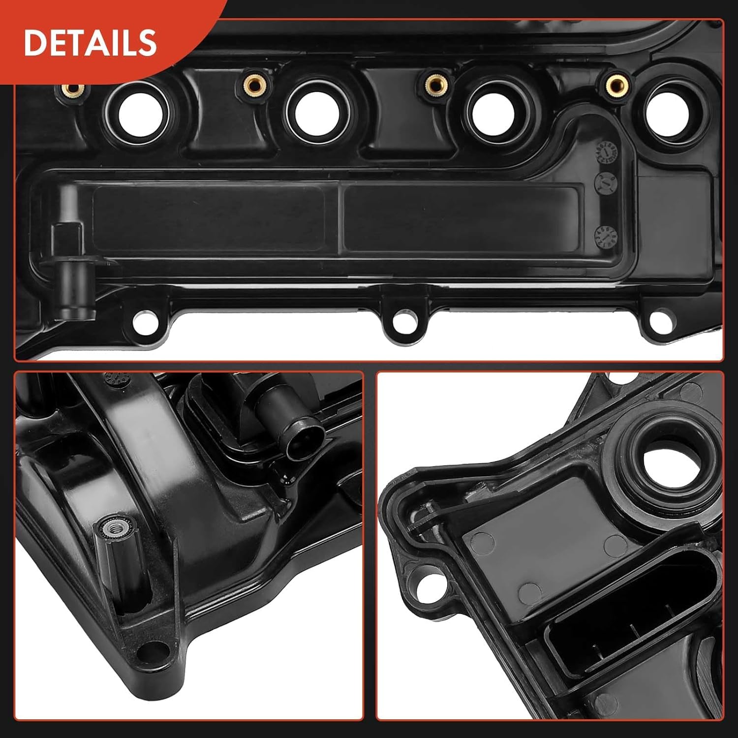 A-Premium 1.5L Turbo Engine Valve Cover with Gasket Compatible with Honda Accord 2018-2024, Civic 2016-2024, CR-V 2017-2024,