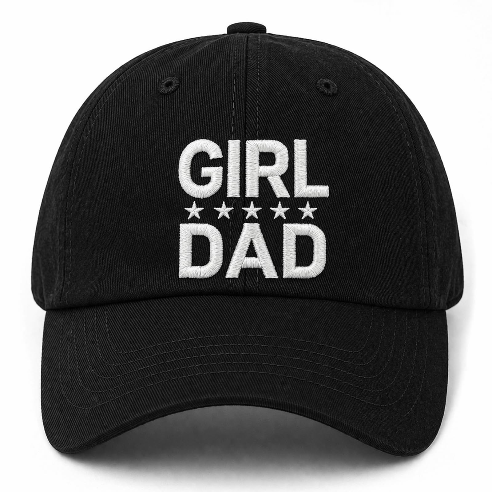 Dad Gifts Fathers Day Baseball Cap Fathers Day Birthday New Father Gifts Black Trucker Leather Mesh Snapback Daily Wear Men Cap Adjustable Girl Dad Trucker Hat For Men Daddy Papa from Daughter