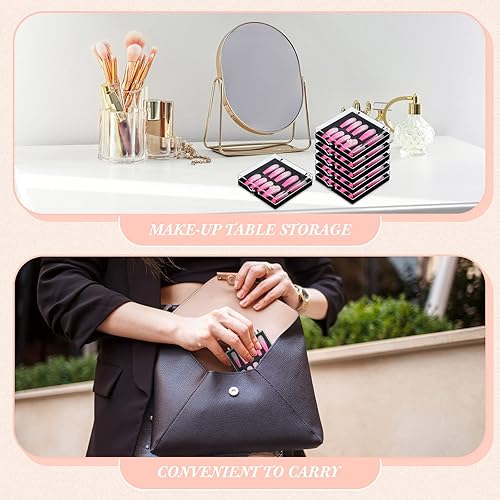 Miniatura 4 de 15 cajas de uñas a presión, vitrina de exhibición de uñas, 30 piezas de cinta adhesiva de doble cara, embalaje de uñas, contenedor de uñas