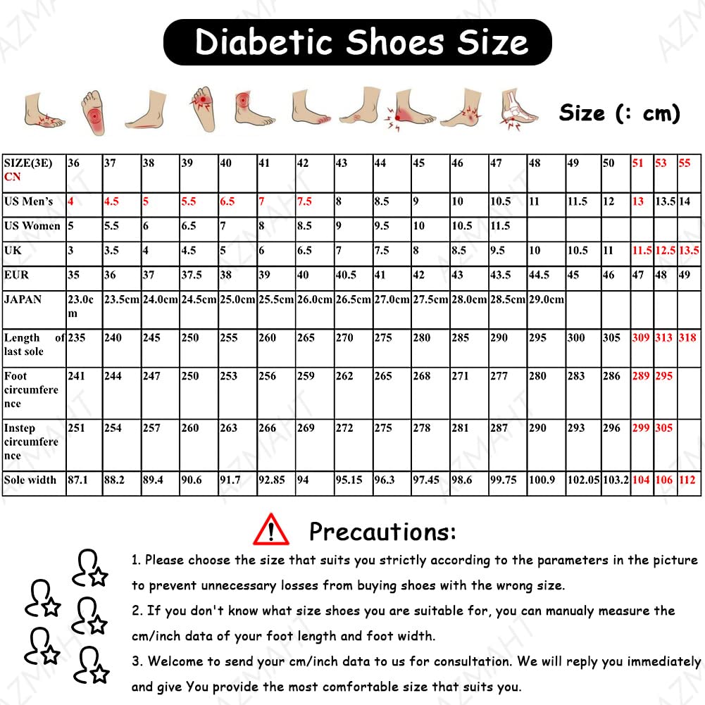 Scarpe Diabetici Scarpe Artrite Gonfia Edema Leggere Nero Scarpe da Riabilitazione Extra Larghe e Leggere Traspiranti per L'edema da Artrite Piedi Gonfi Scarpa Bassa,Blu,42EU