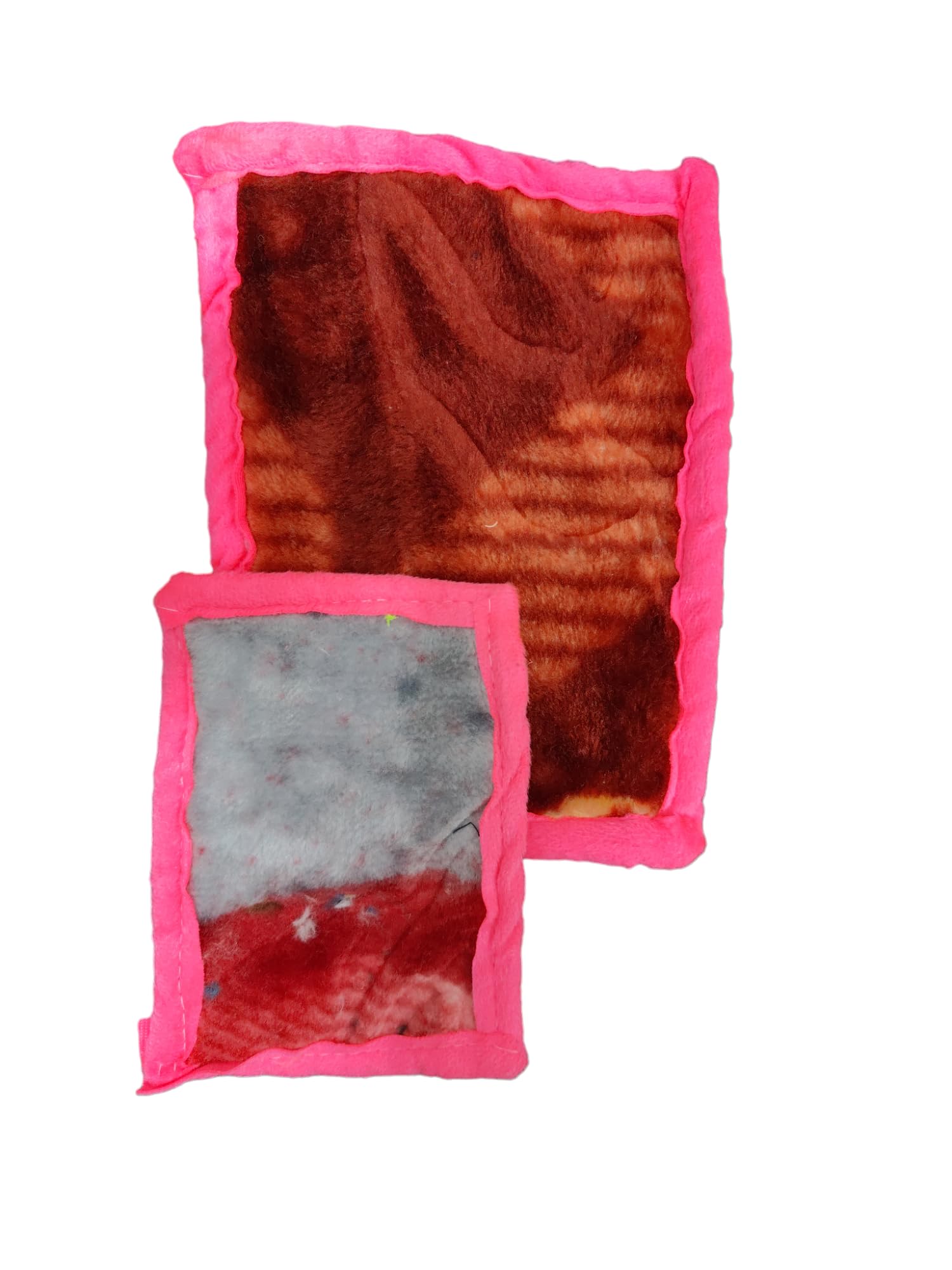 Handmade Idol Blankets for Ladoo Gopala Kanhaji Kambhal Blanket for Cold Season Multi Size Set of 2 for Each Size 4 * 6 Inches and 6 * 8 Inches Multicolour Multidesign