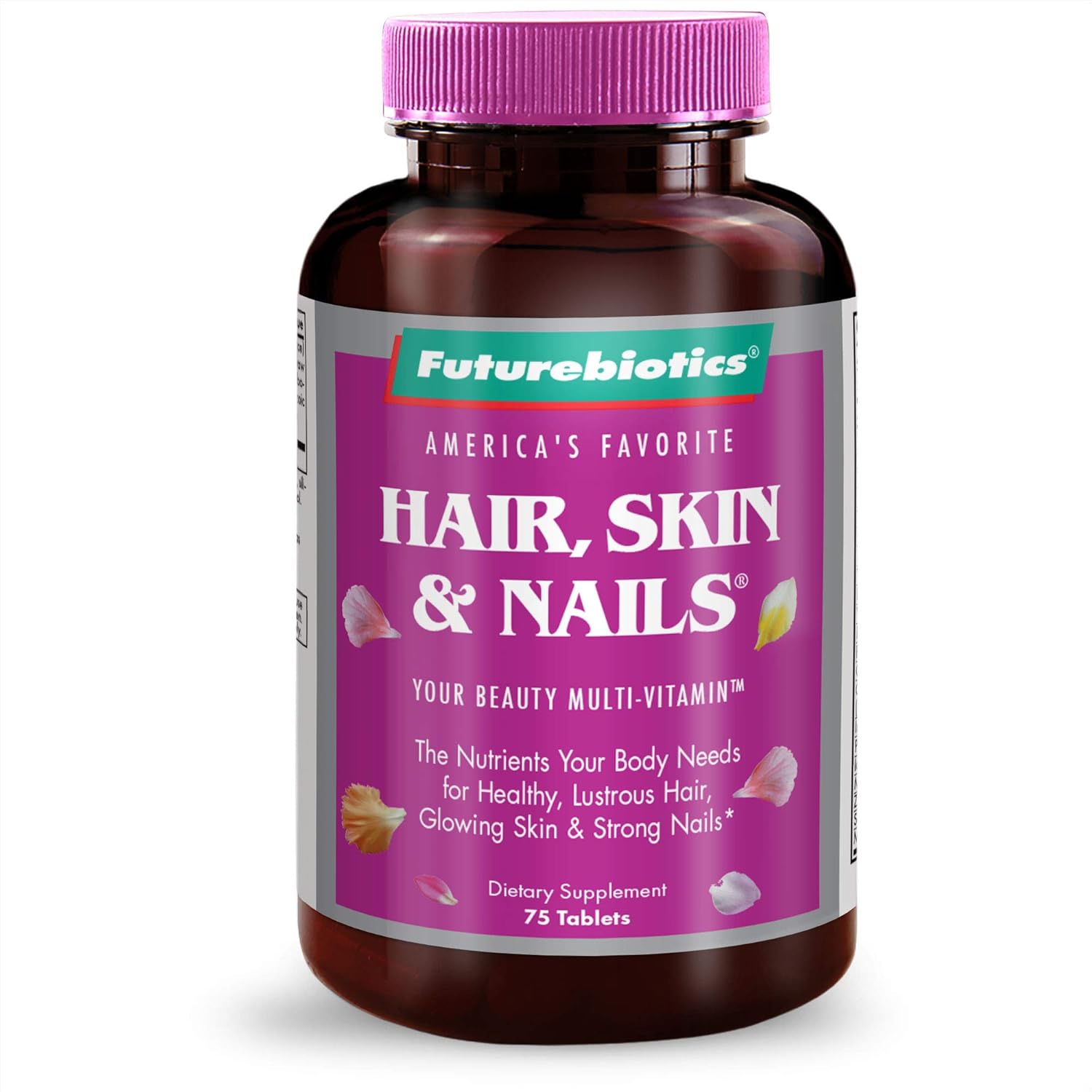 Futurebiotics Hair, Skin, & Nails Beauty Multivitamin, 75 Tablets