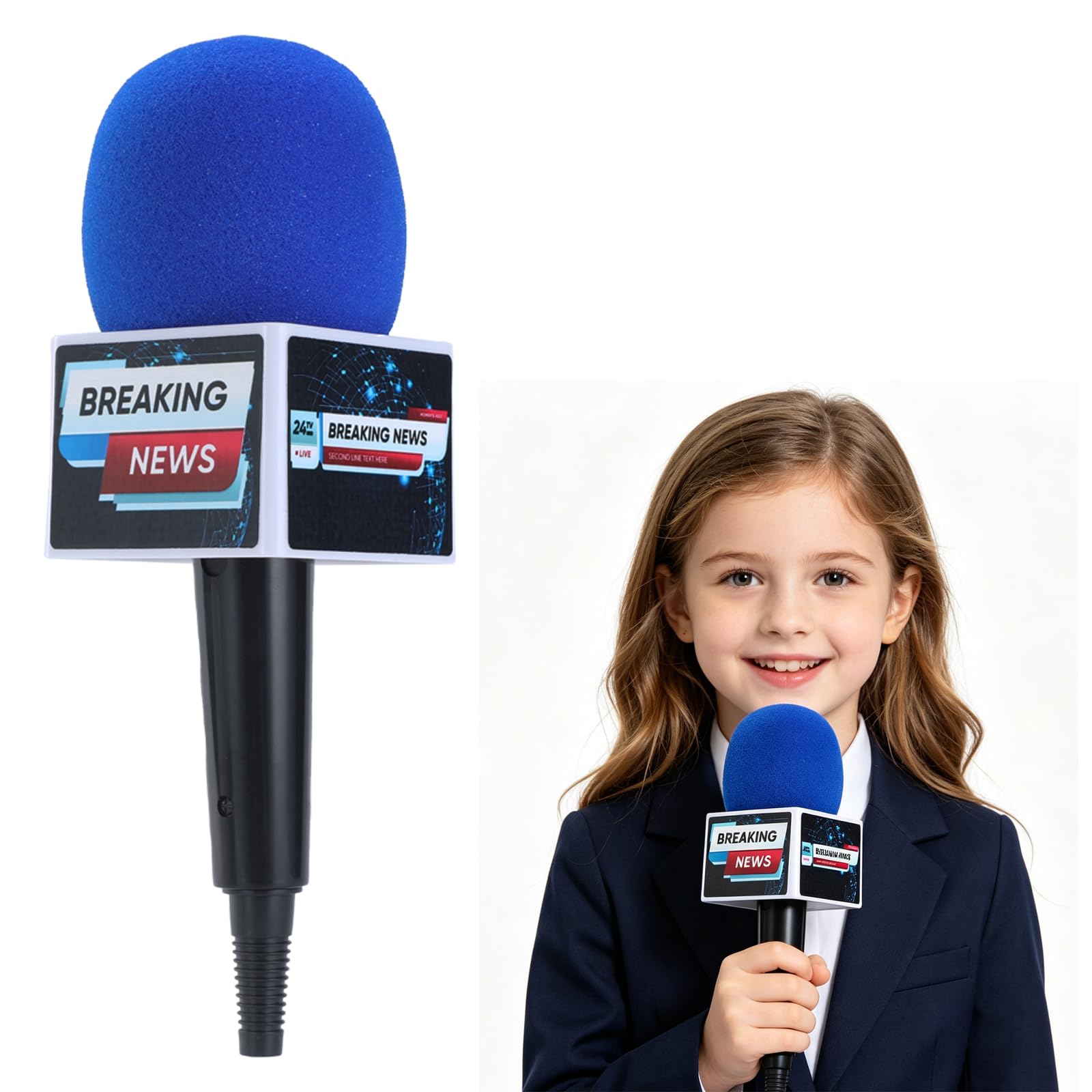 Fake News Microphone Prop