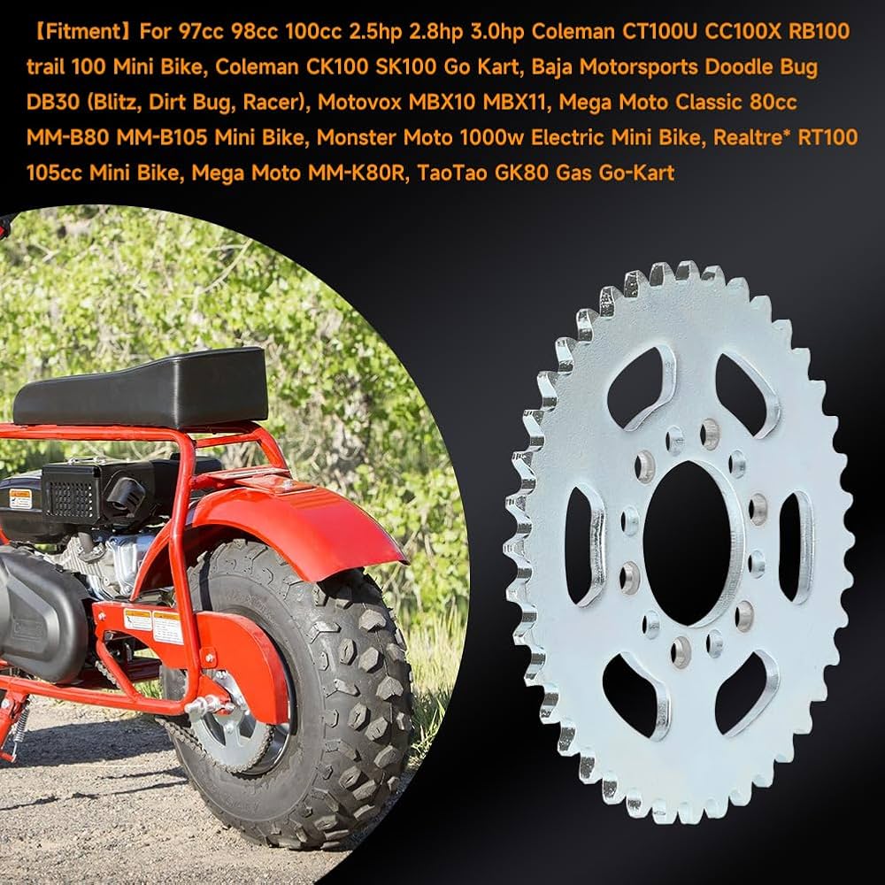 Amazon.com: FVRITO 40 Tooth #35 Rear Drive Chain Sprocket