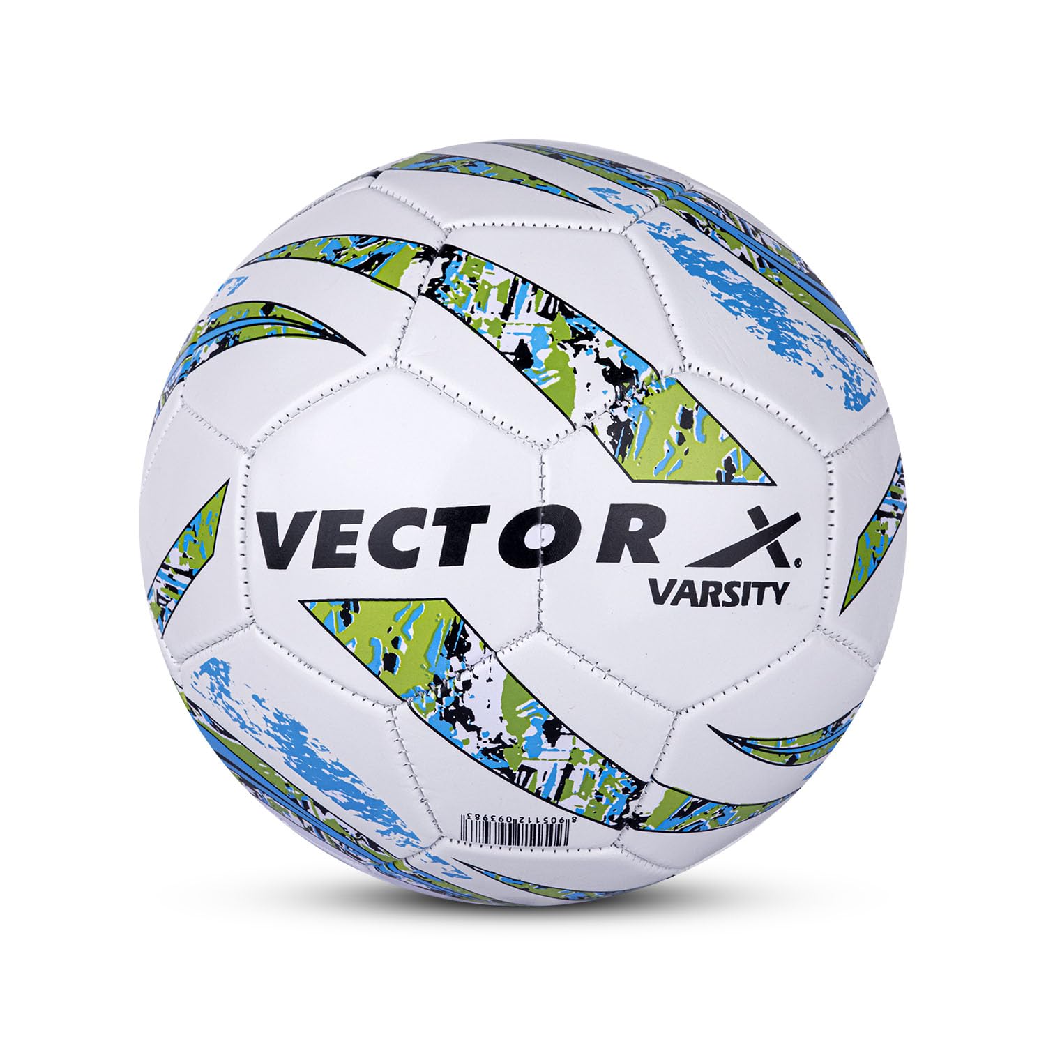 Vector X 32 Panel PVC Machine Stitched Indoor/Outdoor Practice, Training and Match Soccer Football + Free Air Needle with Butyl Bladder Ball, Size 5, Suitable for Kids, Men, Youth Adults 15+ Years