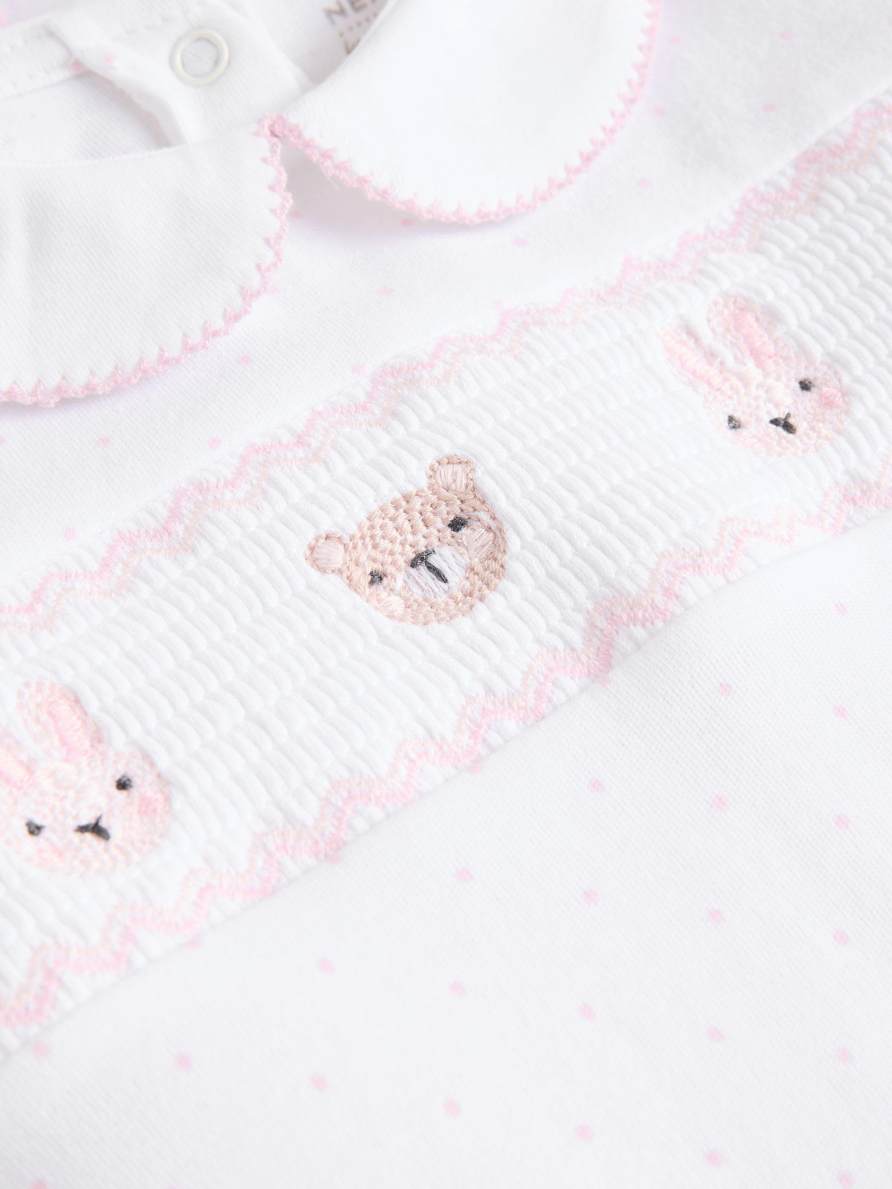 NEXT Bebés niña Pack de 3 Pijamas Tipo Pelele con Cuello para bebé