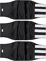 Vista 11 de wegreeco Pañales lavables para perros machos, paquete de 3 (ballena, talla L)