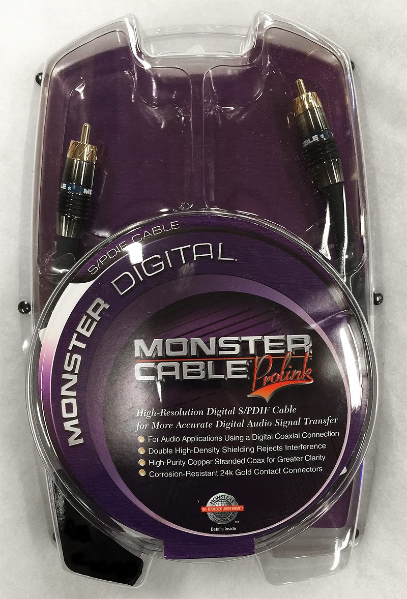 Monster Digital Digital Coaxial Cable 4 Meters Digital Coaxial Cable