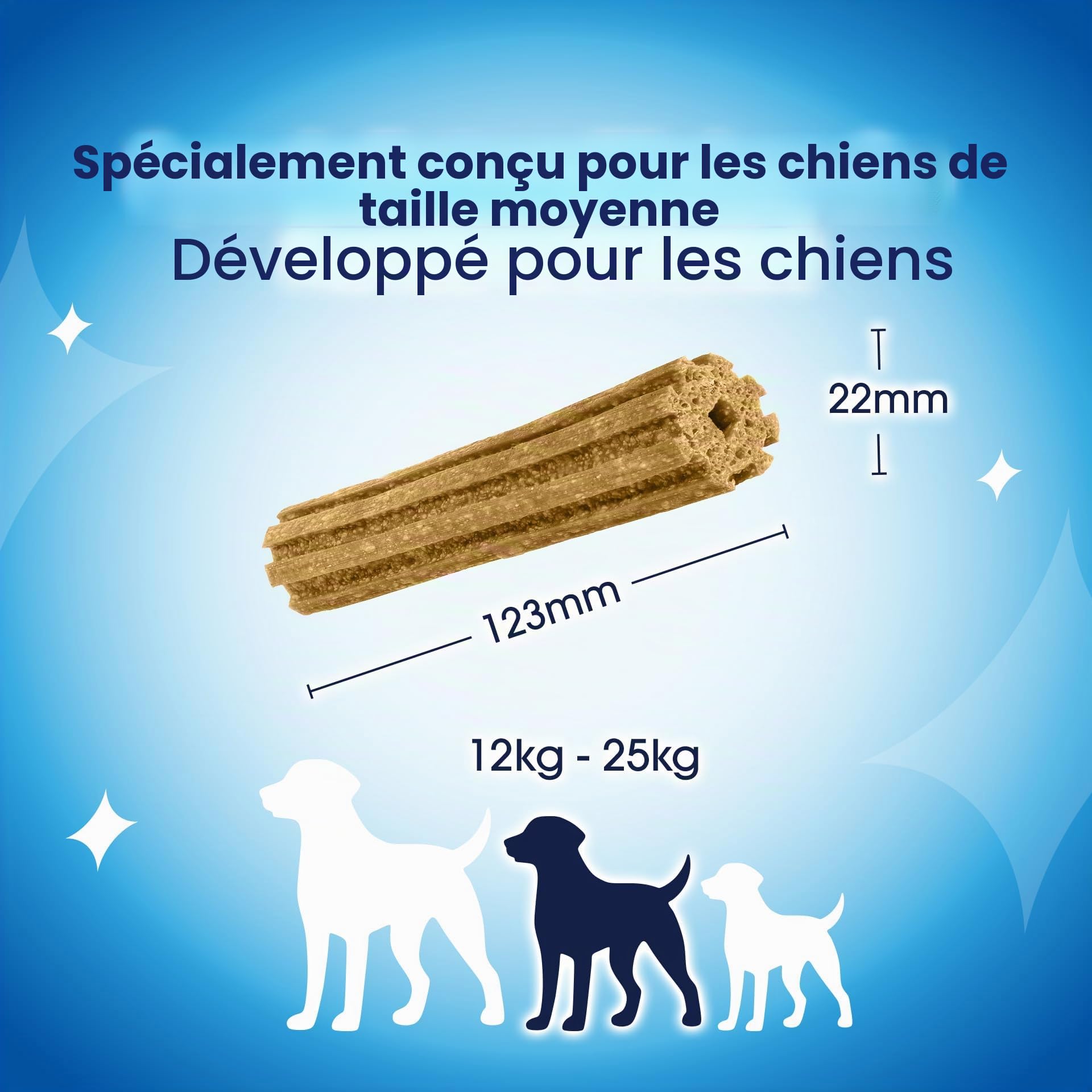 Dentalife Lot de 84 paquets de friandises pour chien - Réduit la formation de tartre (2 x 42 bâtonnets)
