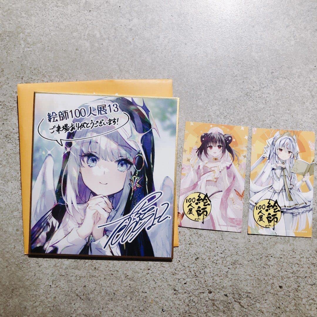 絵師100人展15 大阪展 描き下ろしミニ複製色紙　ふーみ　藤ちょこ 絵師100人展15 大阪展 描き下ろしミニ複製色紙 藤ちょこ - メルカリ