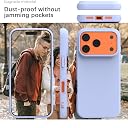 YATWIN Silicone Case for iPhone 17 Pro, Soft-Touch, Shockproof, DustProof, Antiskid Phone Cover for Apple iPhone 17 Pro - Lilac gallery image