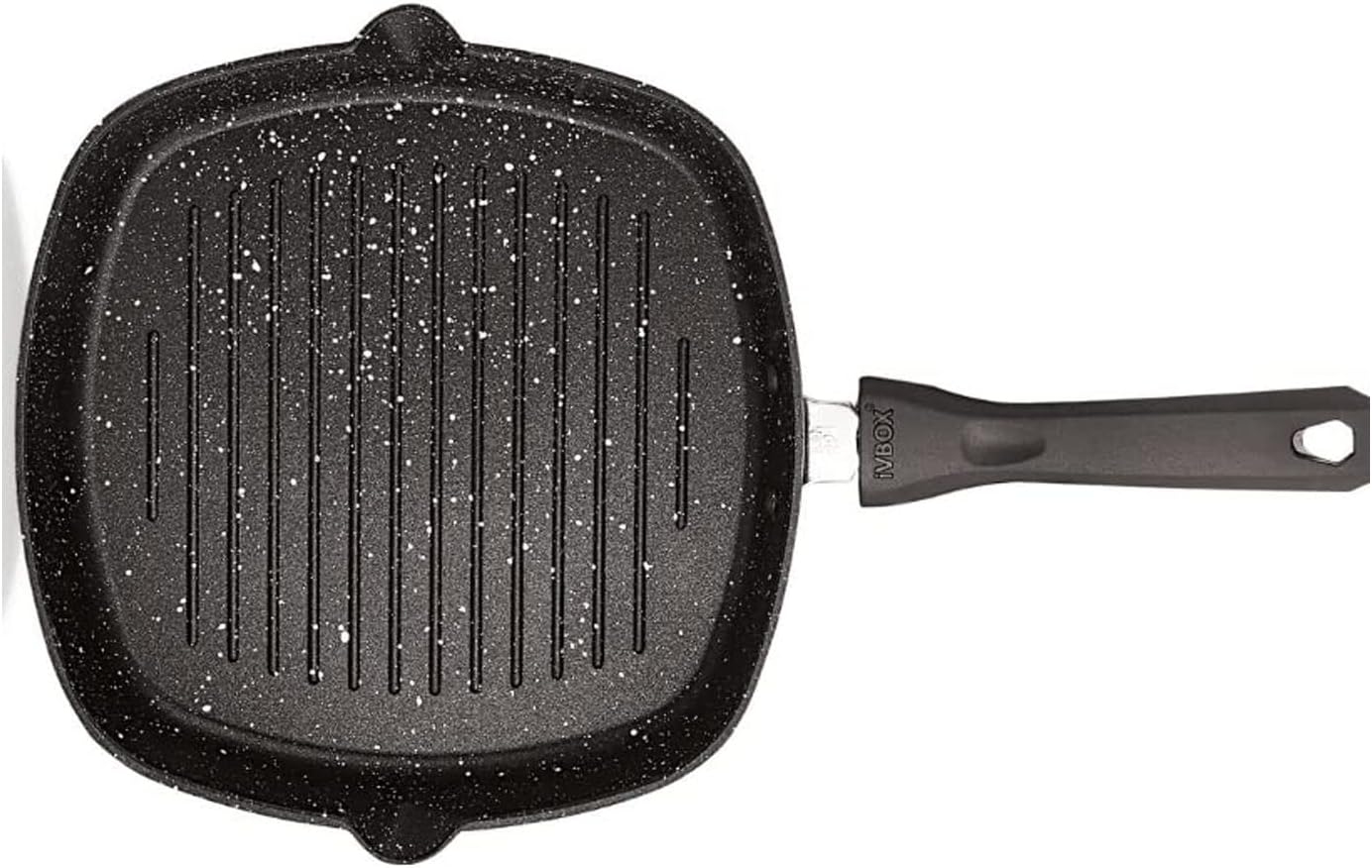 Grill Pan Gas Stove Square Aluminum Grill Pan With Handle