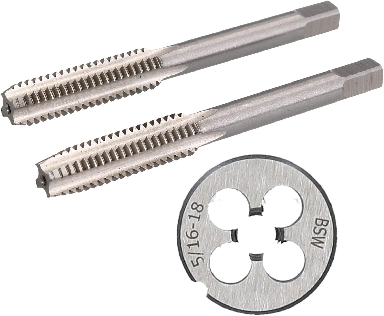 5/16" x 18 BSW Whitworth Tap & Die Set Taper Plug & Die Tungsten Steel