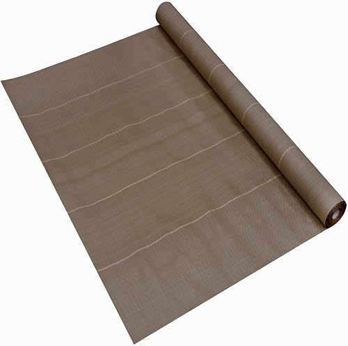 Aerbes Feutre Géotextile 300 g/m² Rouleau 2x25 m Anti-Poinçonnement