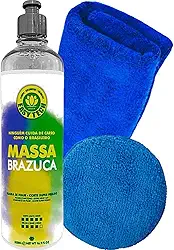 Massa De Polir Easytech 500ml Massa Brazuca Corte Pesado Pano Aplicador de Microfibra Vonixx