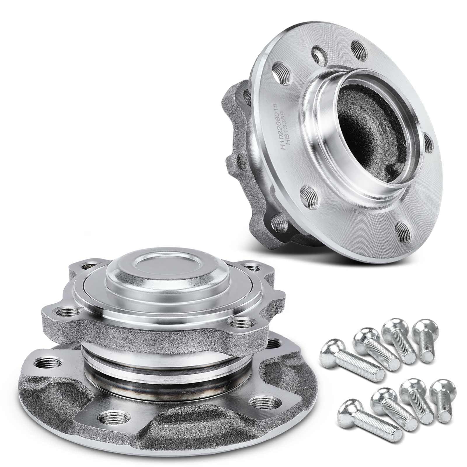 Frankberg 2x Cojinete de rueda Delantero Izquierda Derecha Rueda con brida diámetro 147 con Anillo magnético ABS Compatible con Serie 1 F20 Serie 3 Touring F31 2 Cabriolet F23 31206867256