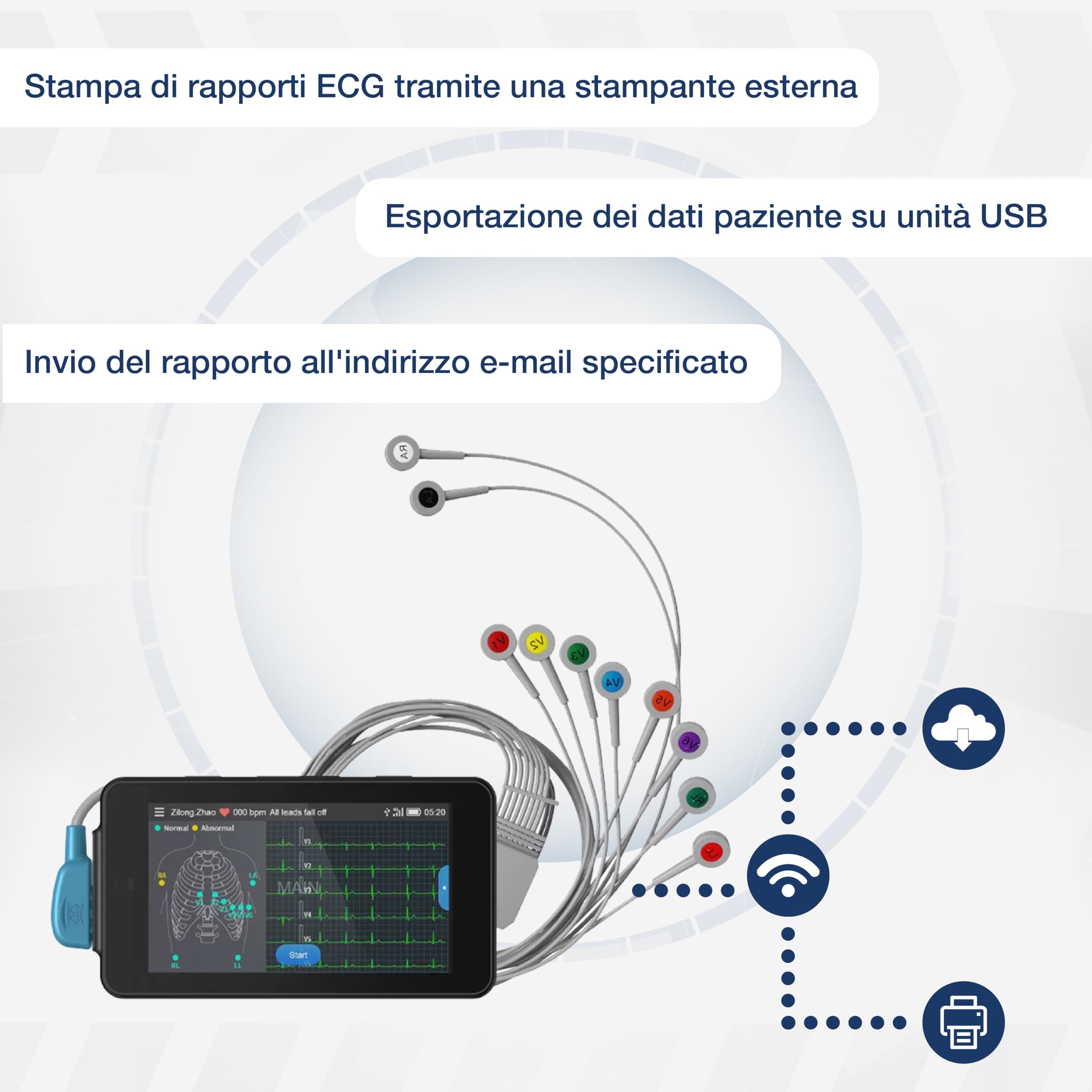"PX31" MONITOR ECG TASCABILE PCECG-500