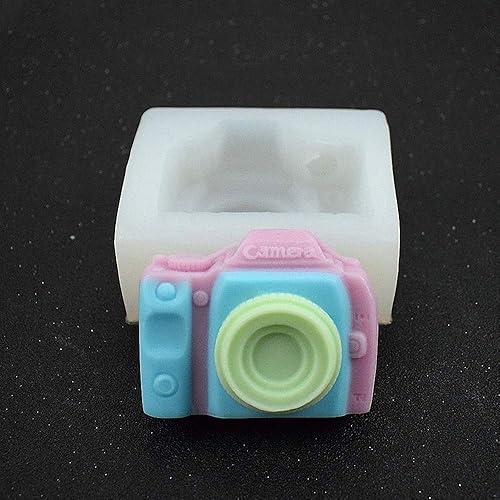 Miniatura 6 de 3D Cámara Silicona Chocolate Caramelo Molde Cake Decorar Herramientas DIY Mini Jabón Molde