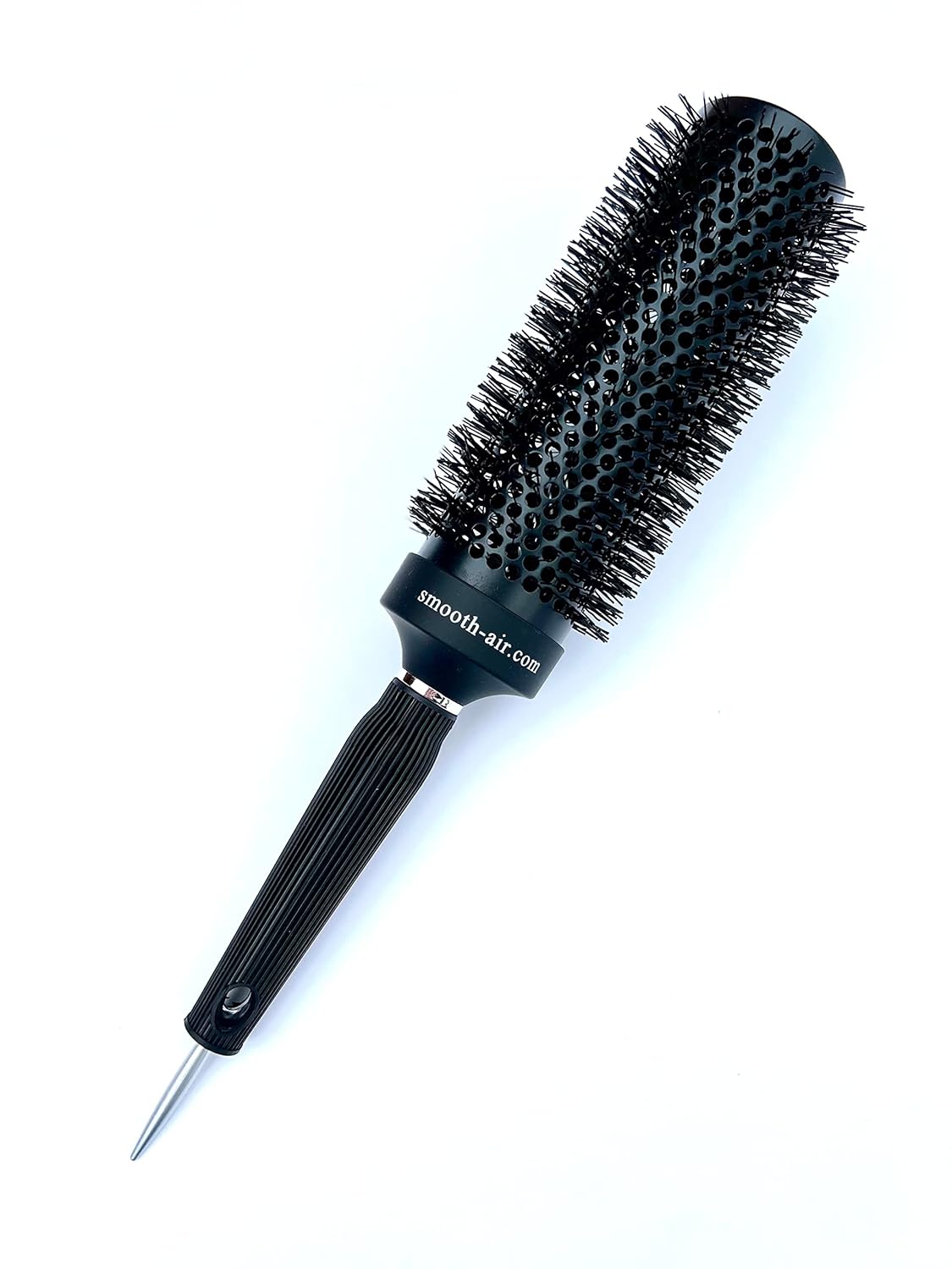 Large Round Hair Brush for Long and Shoulder Length Hair-Creates Shine-Volume-Eliminates Frizz-Tourmaline/Brush #53 Smoothair is 3" wide NOT ELECTRIC