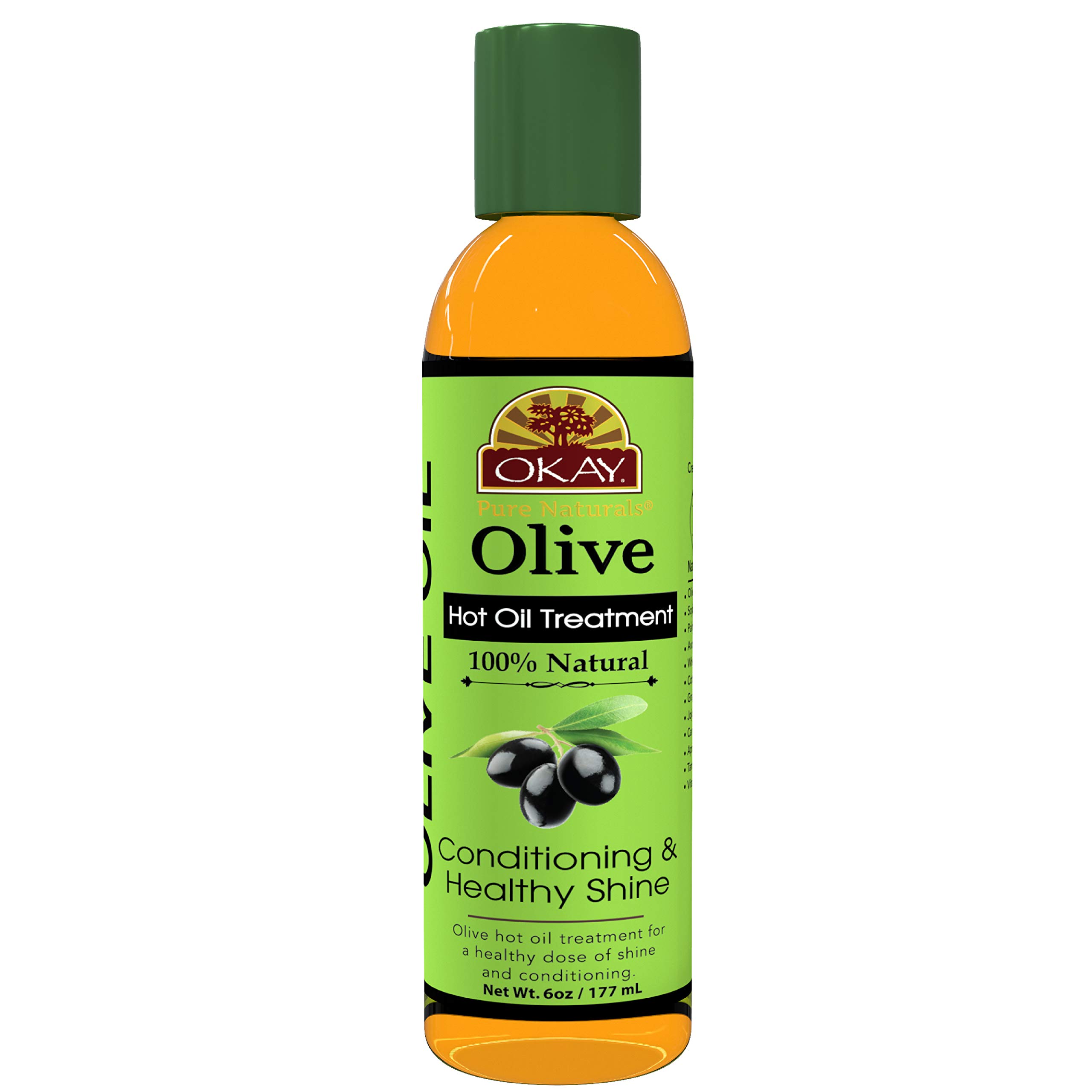 Olive Conditioning Hot Oil Treatment Restores Hair Nourishes,Smoothes Cuticle Improves Hair Appearance Silicone,Paraben Free For All Hair Types and