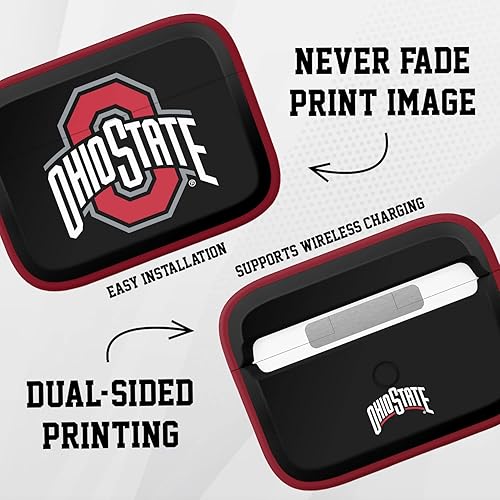 Miniatura 2 de AFFINITY BANDS Ohio State HDX - Funda compatible con Apple AirPods Pro 1 y 2 (clásico)