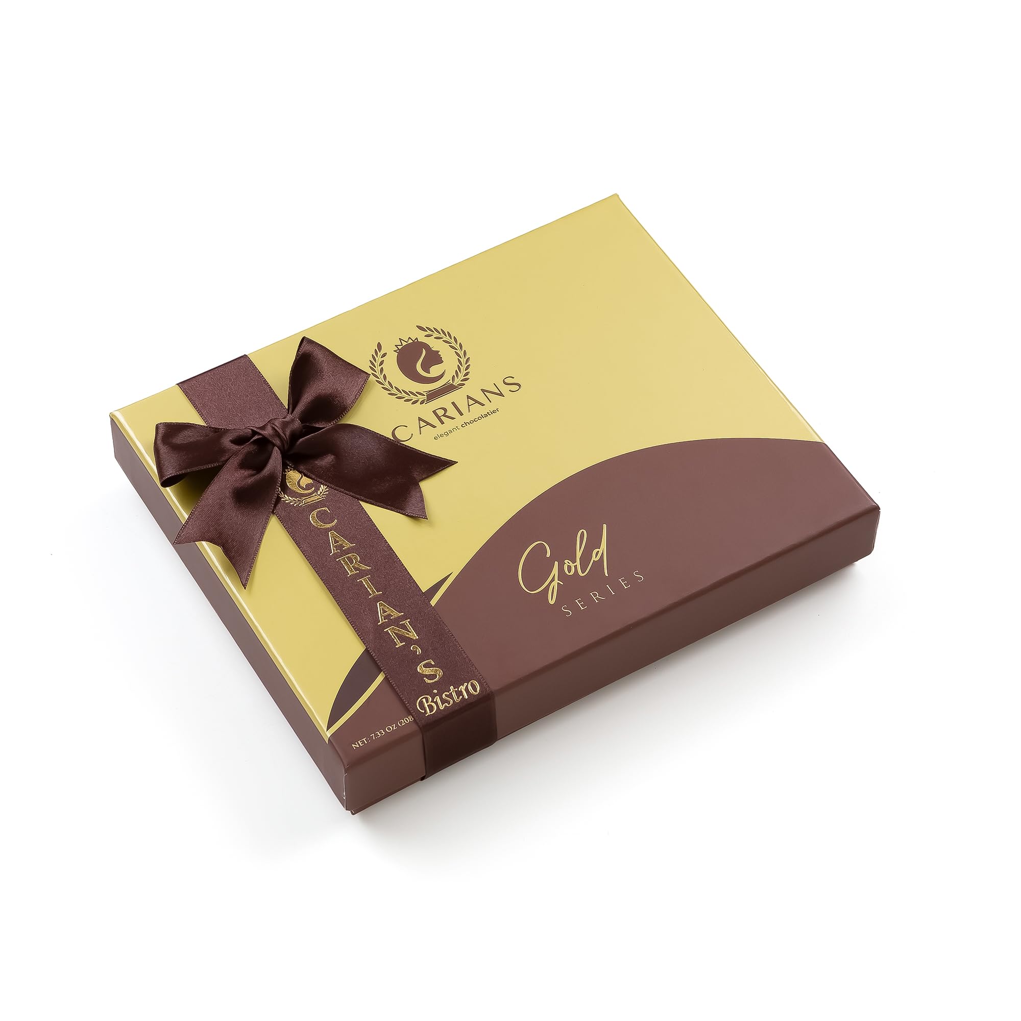 CARIANS Chocolatier Assorted Gourmet Chocolate Gift Box, Dark, Milk, White Chocolates Truffles, Treats for Thank you, Anniversary, Christmas, Thanksgiving: CARIANS Chocolate Gourmet Truffles Box, Chocolate Gift, Assorted Pralines Gift Box, Premium Gourmet Gift Basket, Assortment of Milk and Dark Chocolate