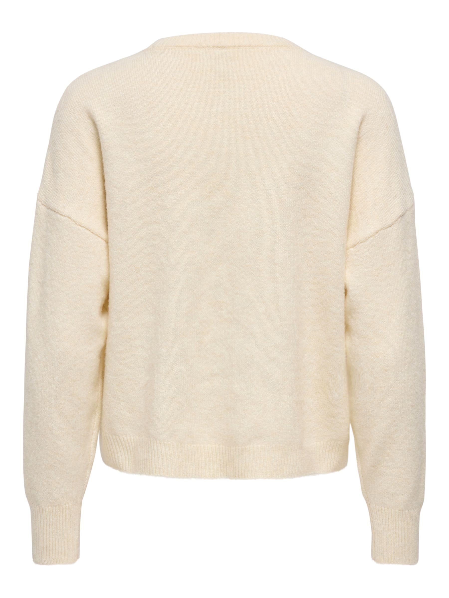 ONLY Onlrenata LS O-Neck Bling Knt Onlrenata LS O-Neck Bling Knt Mujer (Pack de 1)