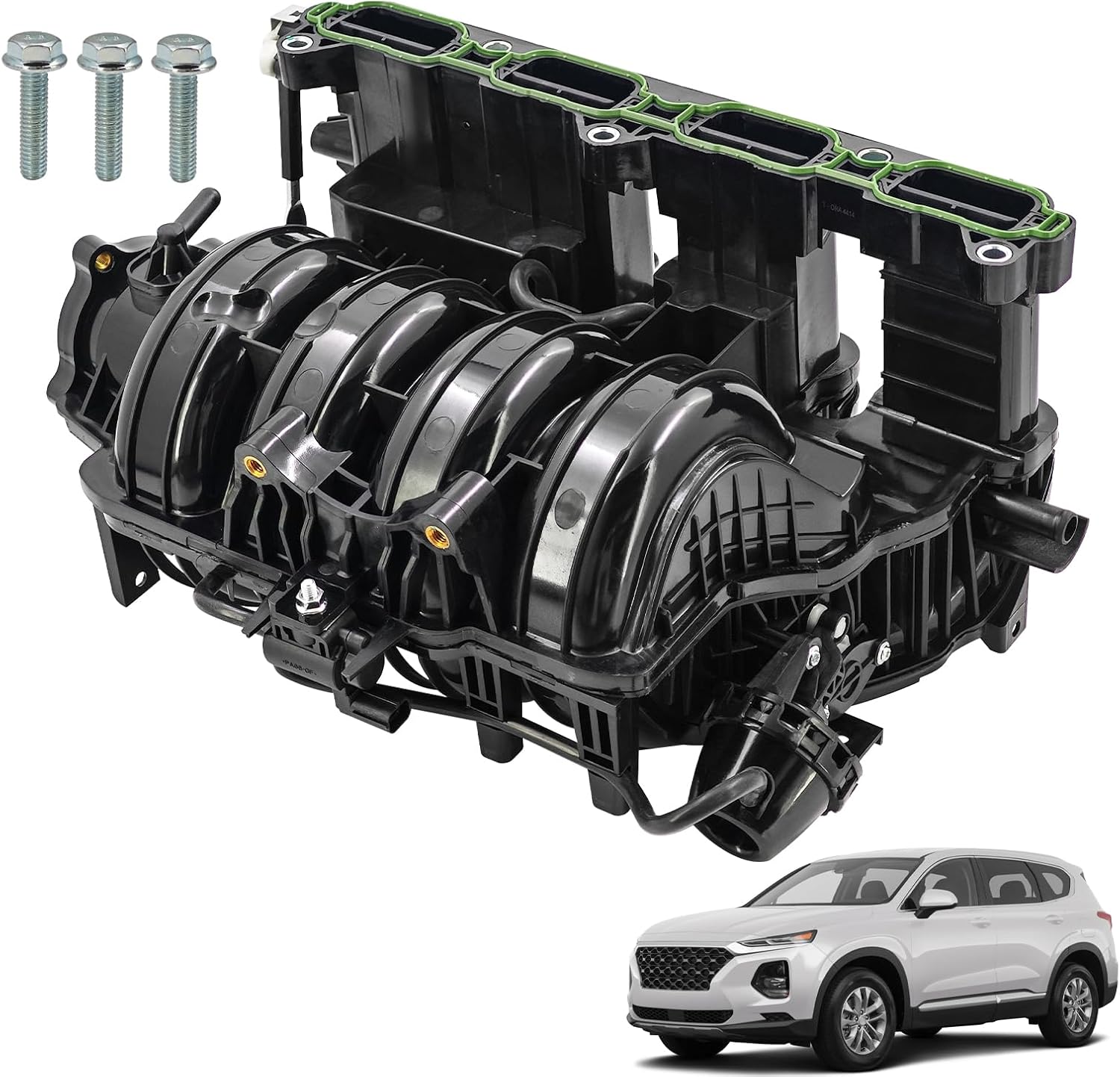 28310-2GGA0 Engine Intake Manifold Compatible with Hyundai Santa Fe Tucson Sonata Fits For Kia Sorento Sportage Optima 2.4L l4 2015-2022 283102GGA0 28310 2GGA0