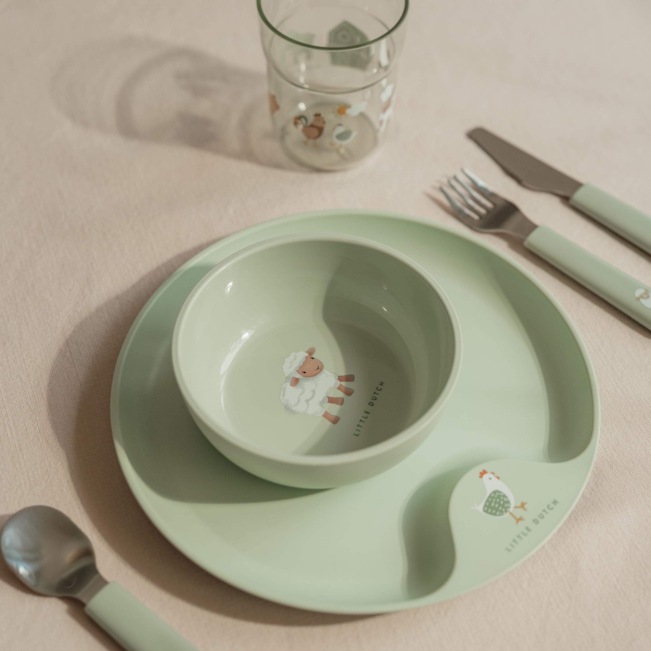 Mepal Mio – Cuenco para niños – cuenco pequeño para bebés – fuente para bebes – apto para el microondas – apto para el lavavajillas – Flowers & Butterflies