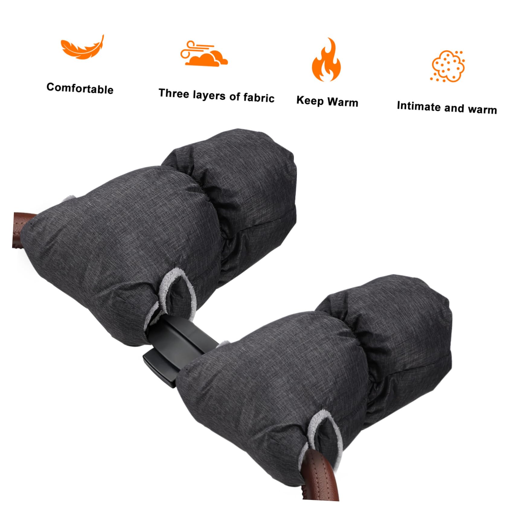 ibasenice 2pares Guantes Térmicos Para De Manoplas Antifría Para y Cuidadores Accesorios De Cochecito