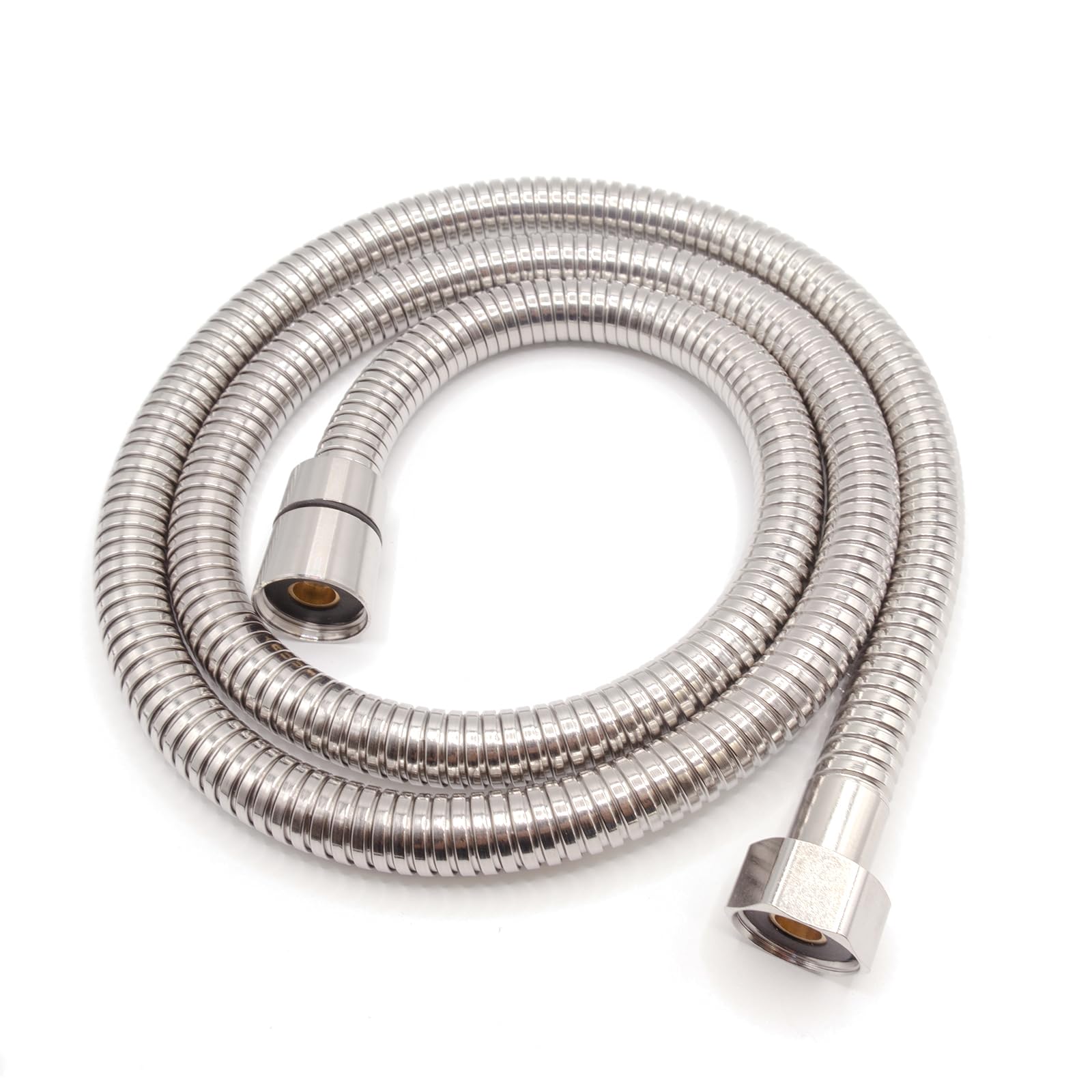 Plurvix 59-Inch Bidet Sprayer and Shower Hose, 1.5m Stainless Steel Replacement Hose with 1/2" Connectors, Universal Shower & Bidet Hose