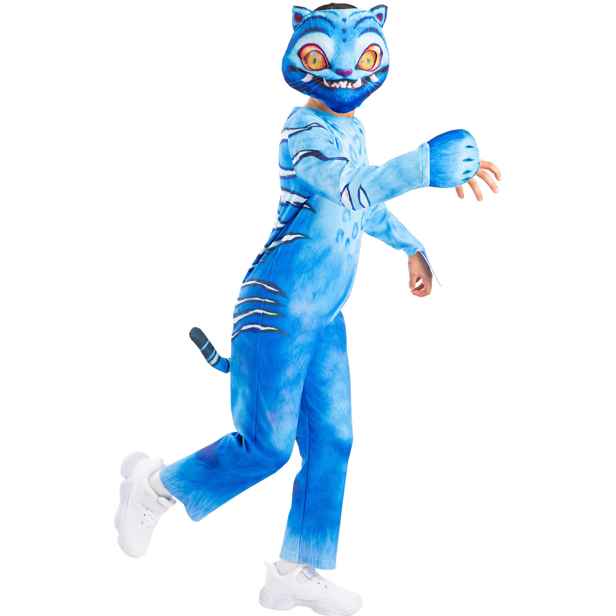 Rubies Official Netflix K-Pop Demon Hunters Derpy Tiger Costume, Kids Fancy Dress, Size 5-6 Years (XS)