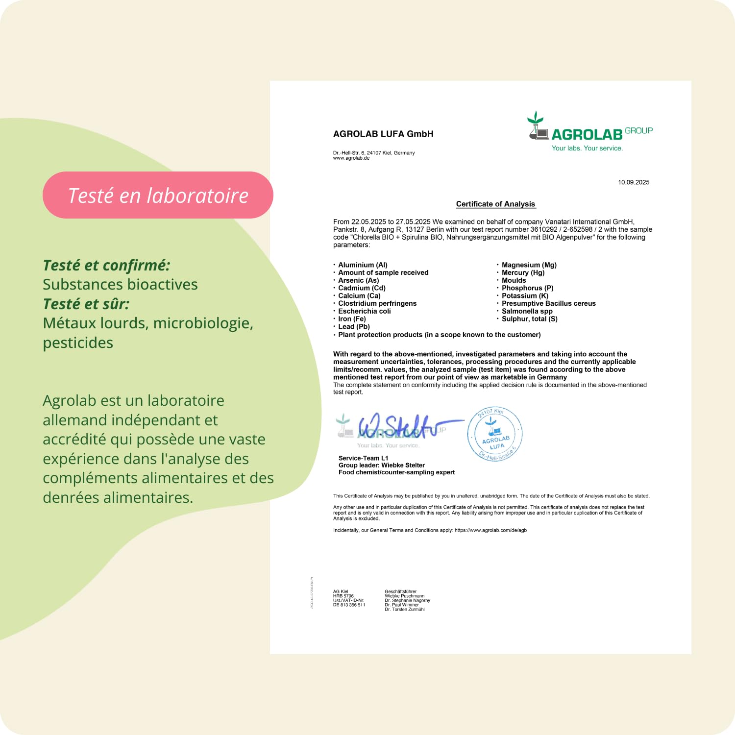 Spiruline + Chlorella BIO Vegavero® | Dose Élevée : 2000 mg | Detox + Antioxydant | GREEN SUPERFOOD 100% Naturel | Source de Vitamines, Minéraux, Protéines | VEGAN | 240 Gélules