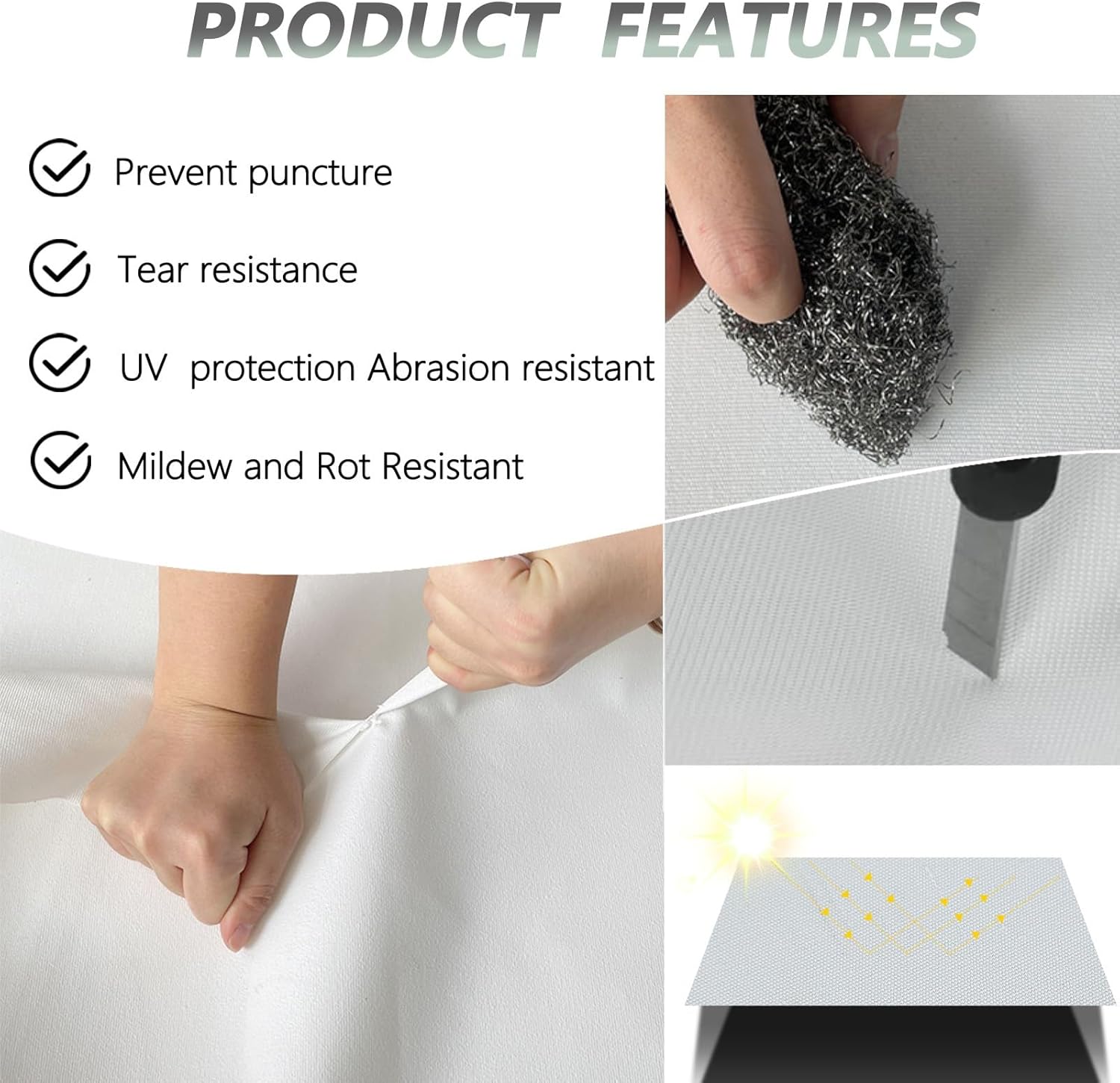 Tarps Heavy Duty PVC Tarpaulin Sheet Cover with Metal Grommets Canvas Tarps 1x2m 2x2m 2x3m 3x3m 3x4m Tarp Cover Waterproof for Roof Car Garden Furniture Caravan Cover(Size:1x1.2m)