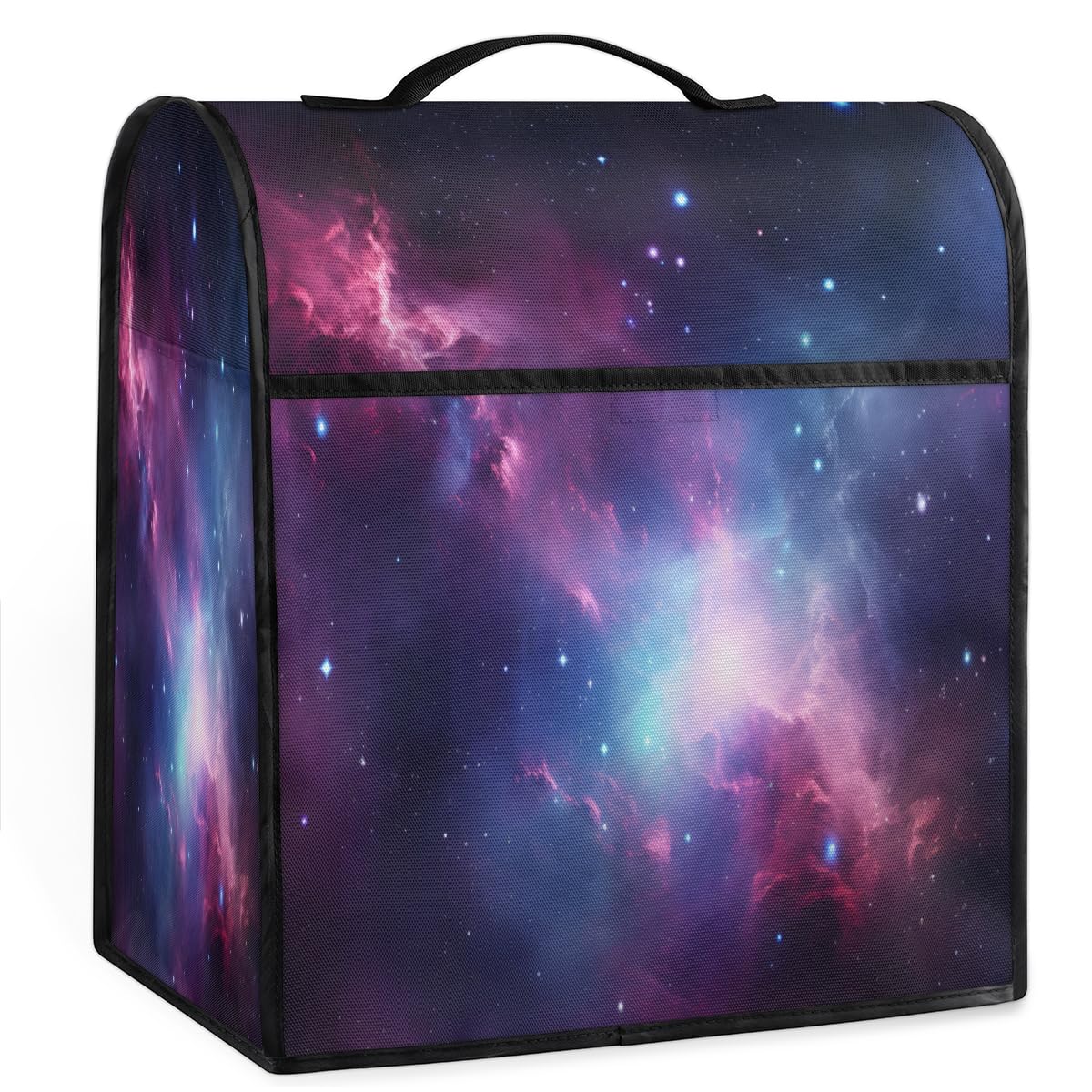 Coffee Maker Cover Galaxy Pattern Kitchen Appliance Covers Small Appliance Covers Blender Cover Juicer Cover Dust Covers for Kitchen Appliances with Top Handle and Pockets,Washable,C518