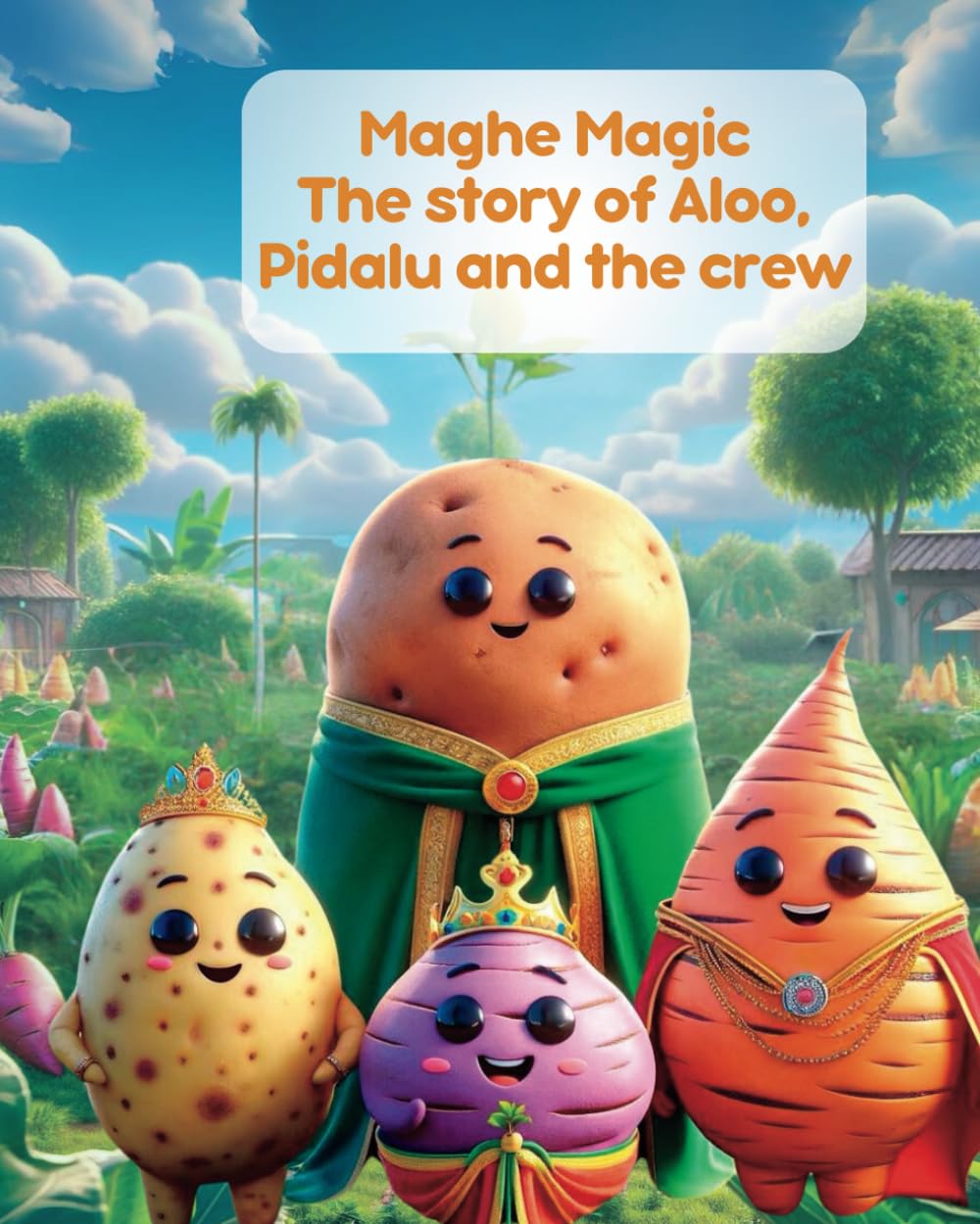 Maghe Magic: The Enchanting Tale of Aloo, Pidalu, and Friends: Nepali Children's Story; Illustrated Story for Nepalese Children