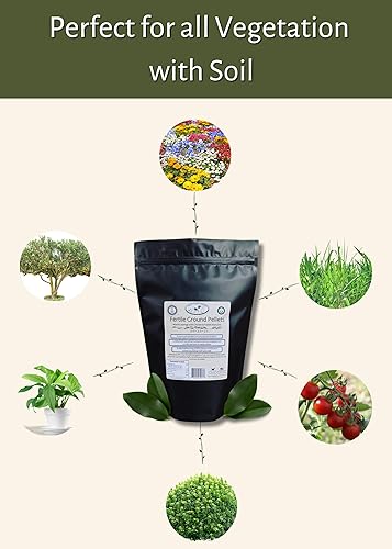 Miniatura 5 de Pellets de tierra fértil, estiércol de pollo con fundición de gusano y estiércol de conejo - 3-3-2.5 NPK. Bolsa de 3.5 libras de pellets fáciles de