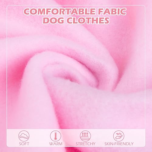 Miniatura 4 de EXPAWLORER Prinecss - Sudadera con capucha para niña, suéter con capucha para perro con agujero para correa, ropa para clima frío para perro,