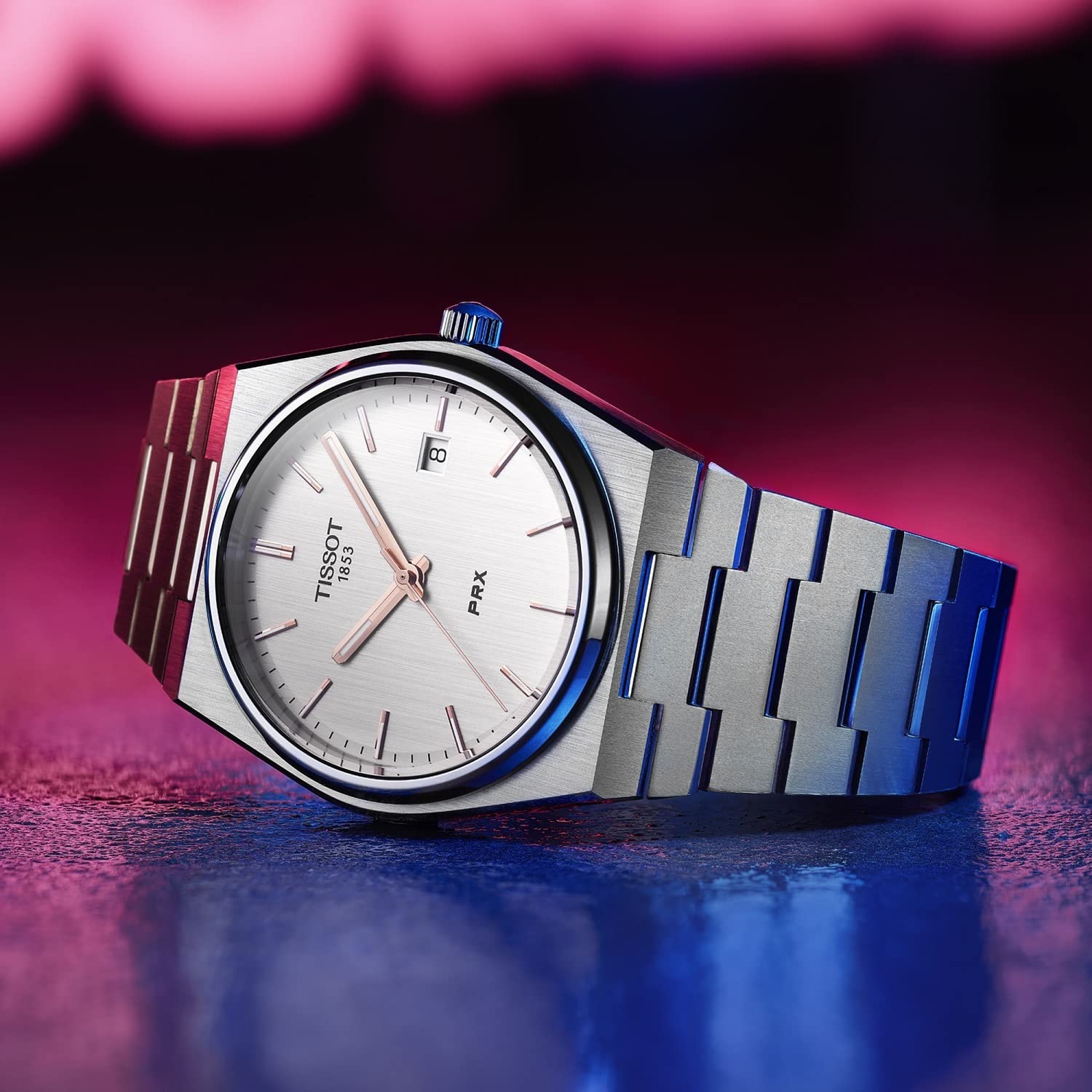 Montre Tissot PRX acier cadran blanc