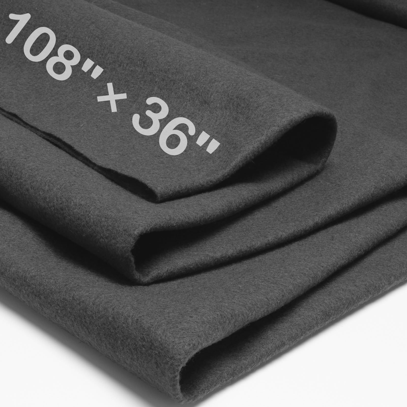 XSEINO Moss Green Large Felt Fabric 108" X 36 "(3 Square Yards), 1.4 mm Thick Soft Felt Fabric Sheet for Crafts, Green Series Colors Soft Nonwoven Fabric, Fit for Decoration, Sewing, DIY Crafts — view 12