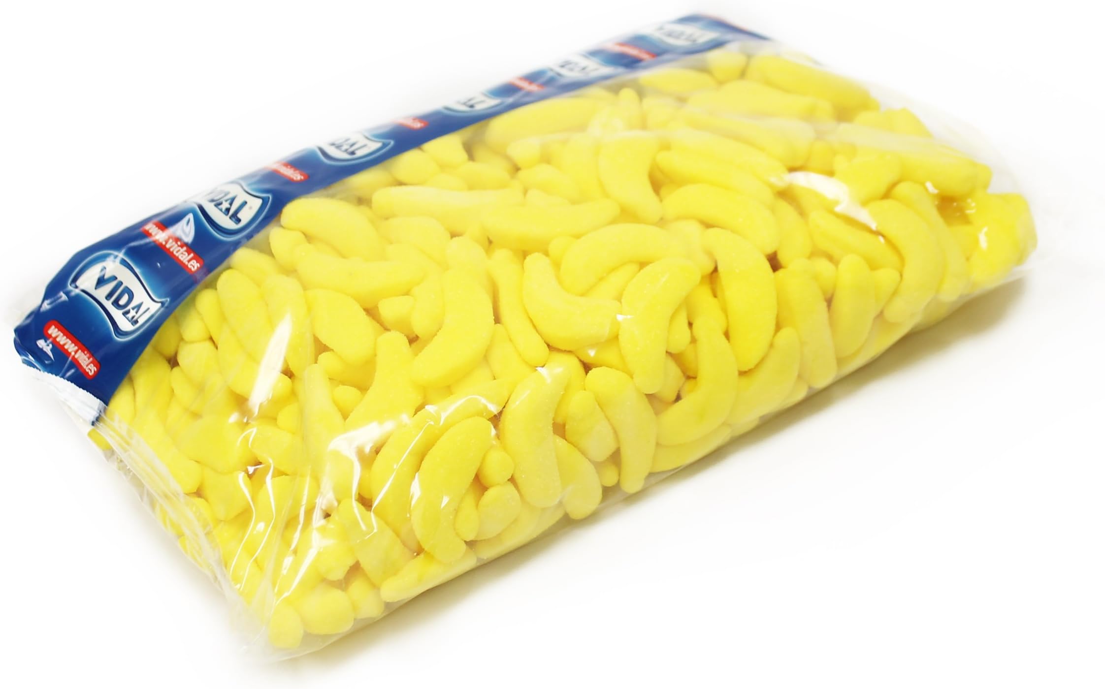Yellow Gummi Gummy Banana Candy 4.4 Pound Bag (Bulk)