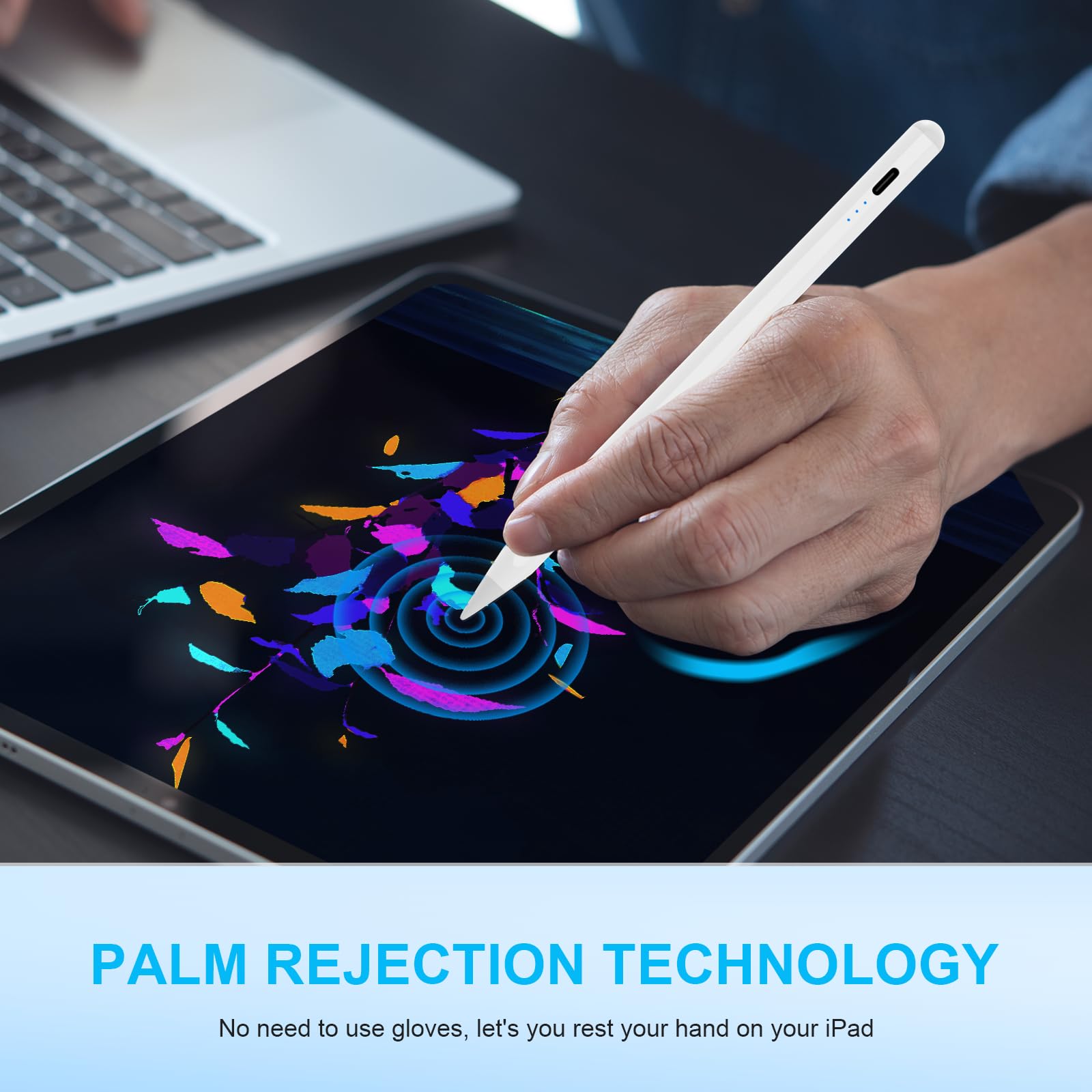 iPad 本体iPad Air 128GB + KINGONE Pencil KINGONE Upgraded iPad Pencil, Stylus Pen, Ultra High