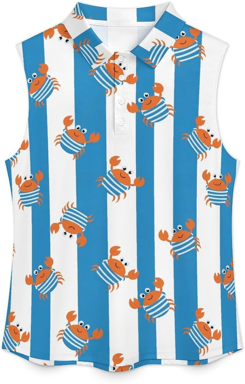 Women's Golf Shirt Sleeveless V Neck Tank Tops Wicking Tennis Athletic Polo Shirts