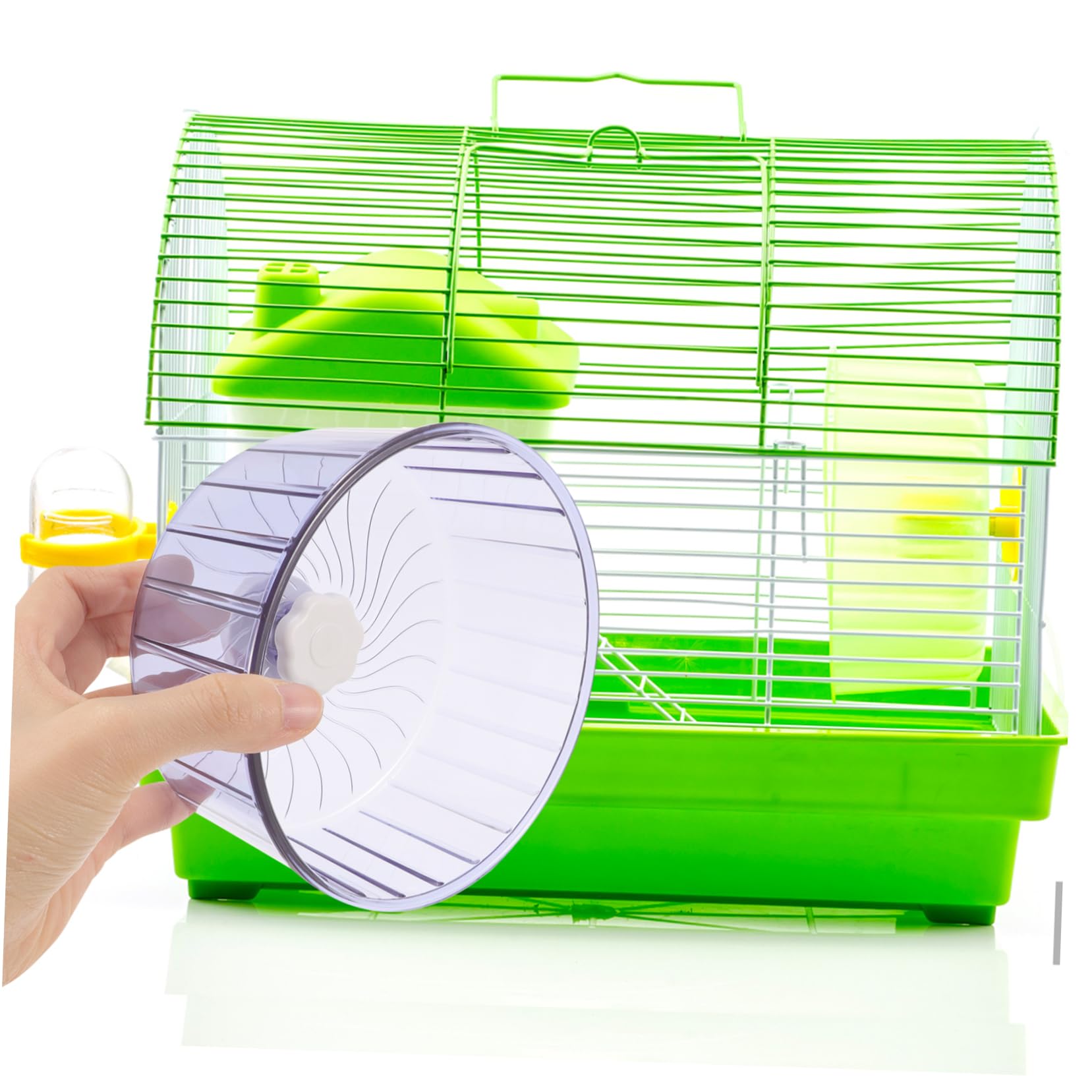 BESPORTBLE 4stücke Leises Hamster-laufrad Aus Kunststoff Einstellbares Übungsrad Für Kleine Haustiere Für Hamster Mäuse Und Igel Sorgt Für Interaktiven Spielspaß Und Bewegung