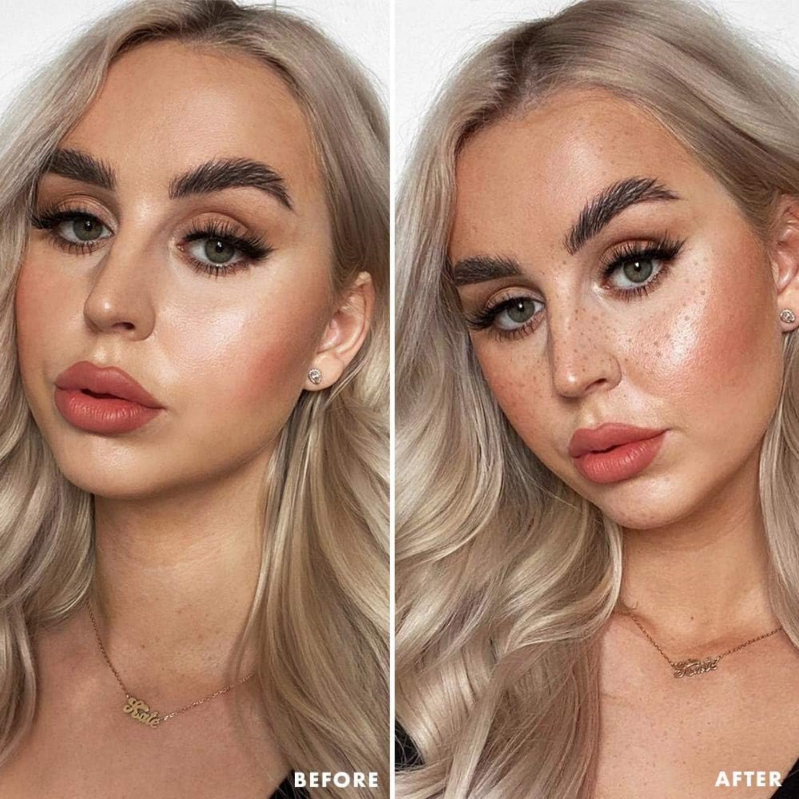 Haiyox 2PCS Freckle Pen, Natural Lifelike Freckle Makeup, Waterproof Long Lasting Quick Dry, Easy To Color - Image 2